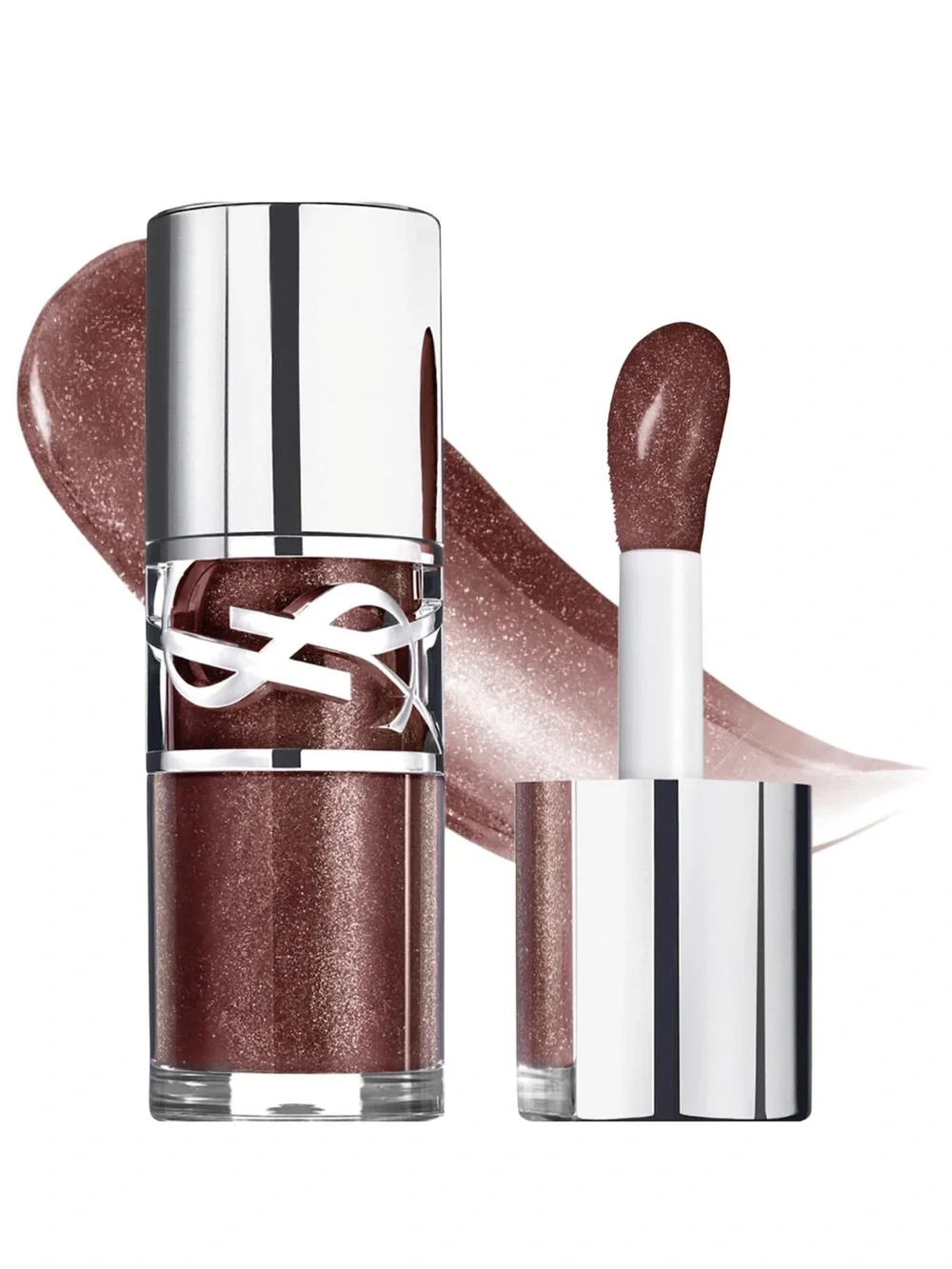 YSL Loveshine Plumping Lip Oil Gloss in 06 Espresso Stardust